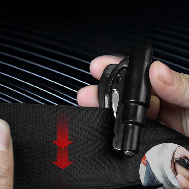 BreakFree® - Rompeventanas de emergencia y cortador de cinturones de seguridad 2 en 1