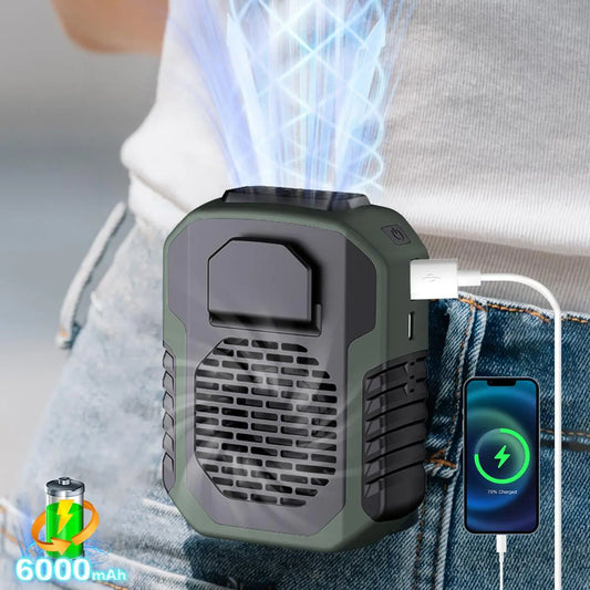 BreezeMate® - Ventilador portátil de verano para exteriores, recargable por USB