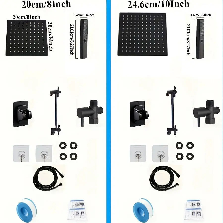 HydroMax® - Juego de ducha ajustable de alta presión