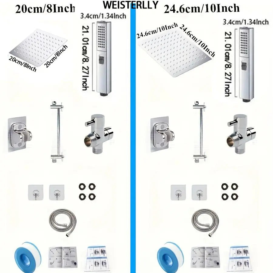 HydroMax® - Juego de ducha ajustable de alta presión