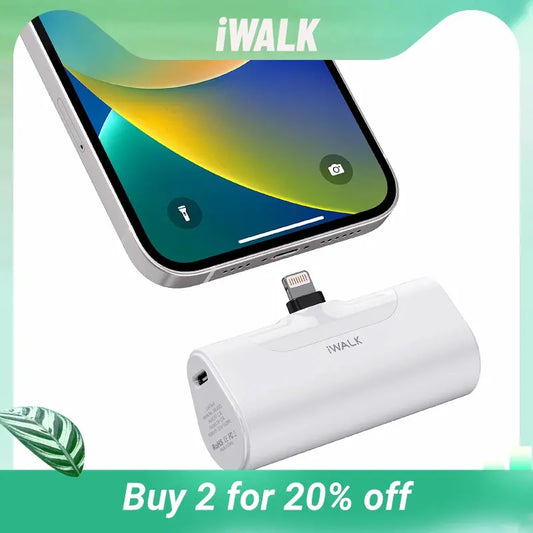iWALK® - Banco de energía ultracompacto de 4500 mAh