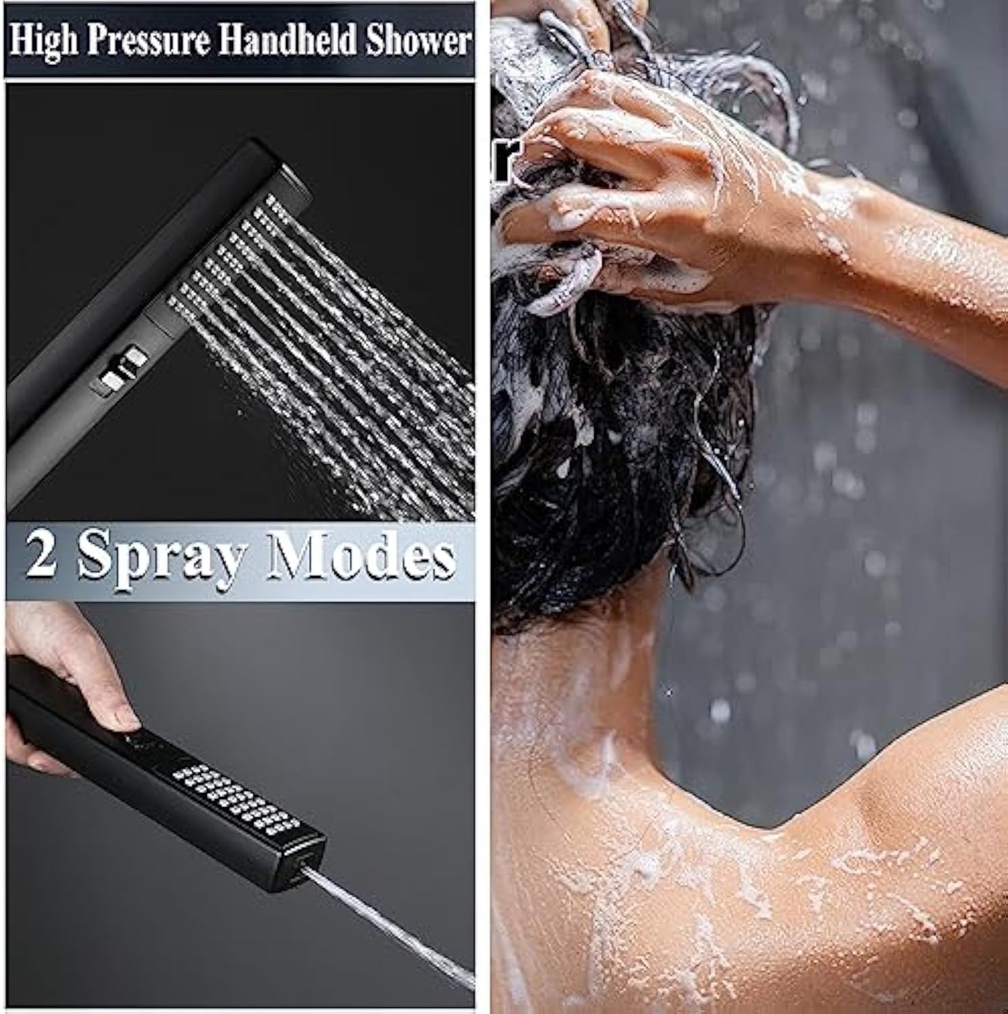 HydroMax® - Juego de ducha ajustable de alta presión