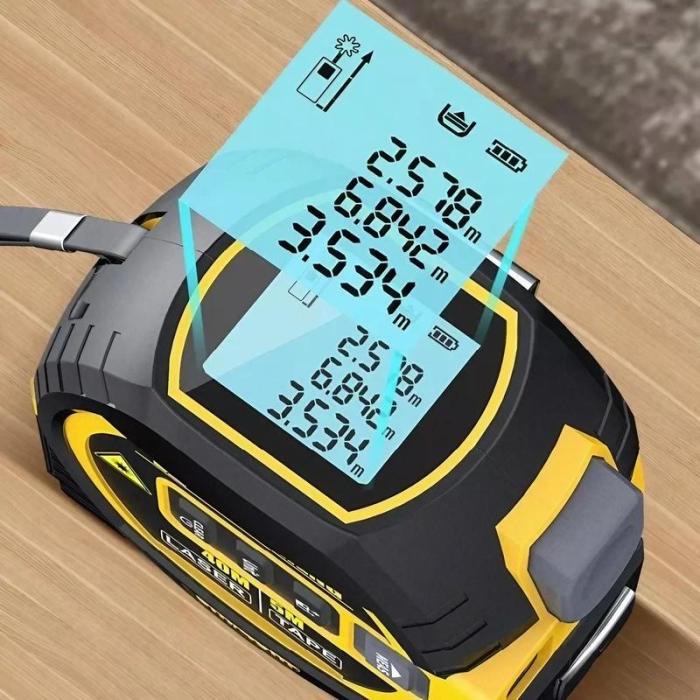 LaserMeasure Pro 2 en 1 - Cinta métrica láser digital
