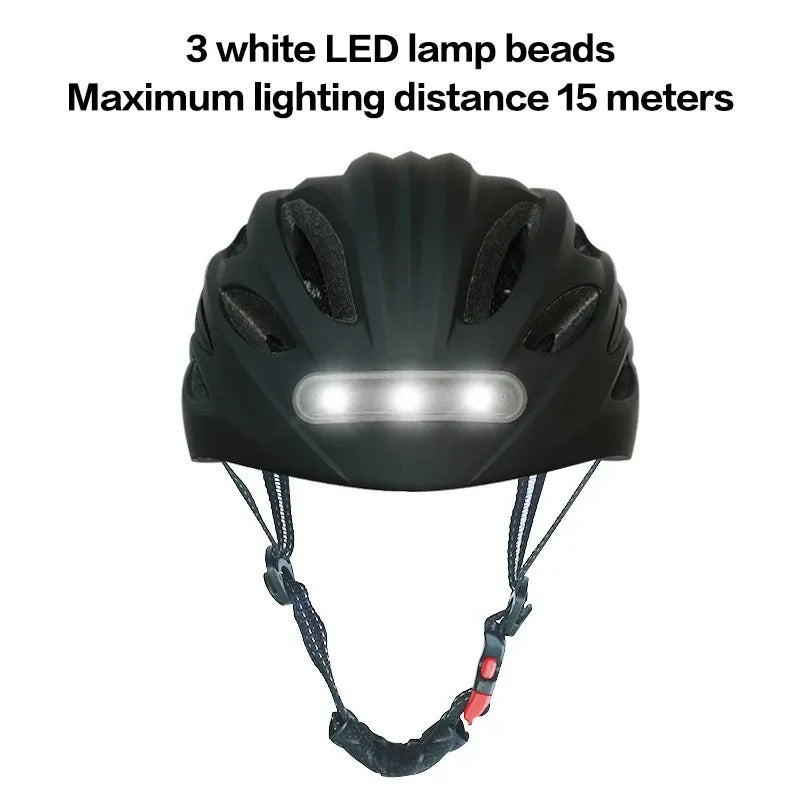 GlowHelm™ - Casco de ciclismo iluminado